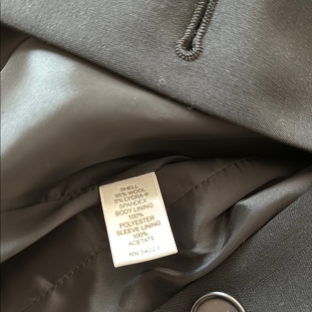 Banana Republic Black Short-Sleeved Blazer Tailored Fit - Picture 4 of 5